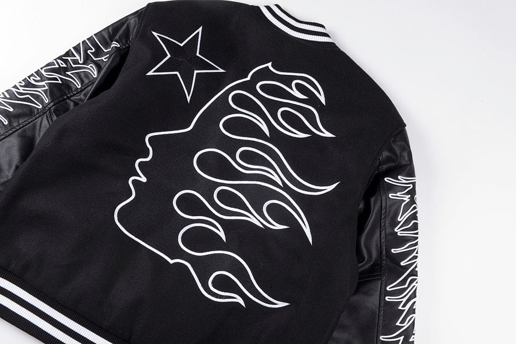 Hellstar Studios Friends & Family Heavy Embroidery Jacket - Black / Gray / Burgundy - product image 15