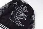 Hellstar Studios Friends & Family Heavy Embroidery Jacket - Black / Gray / Burgundy - product image 15