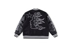Hellstar Studios Friends & Family Heavy Embroidery Jacket - Black / Gray / Burgundy - product image 16