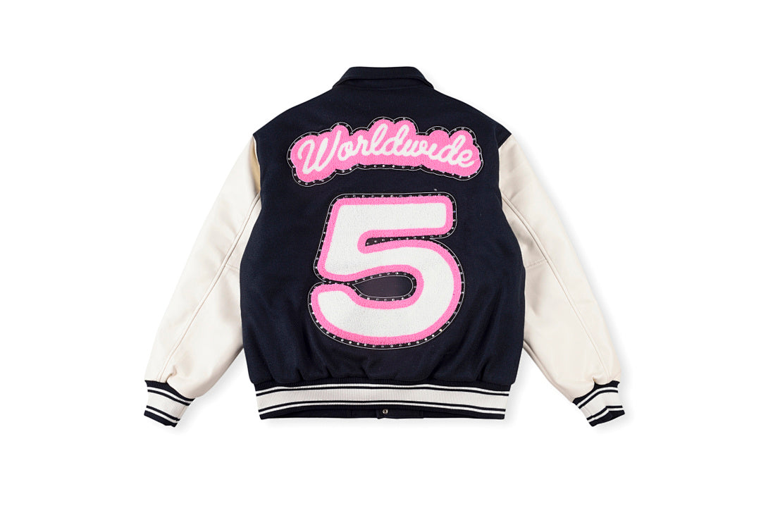 Sp5der Worldwide 555555 Embroidered Jacket - Black - product image 2
