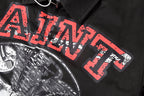 Saint Vanity American Graphic Print Lapel Jacket - Black / Gray - product image 7
