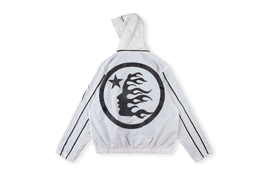 Hellstar Studios Sample Color-Block Patchwork Hoodie Set - Black / White