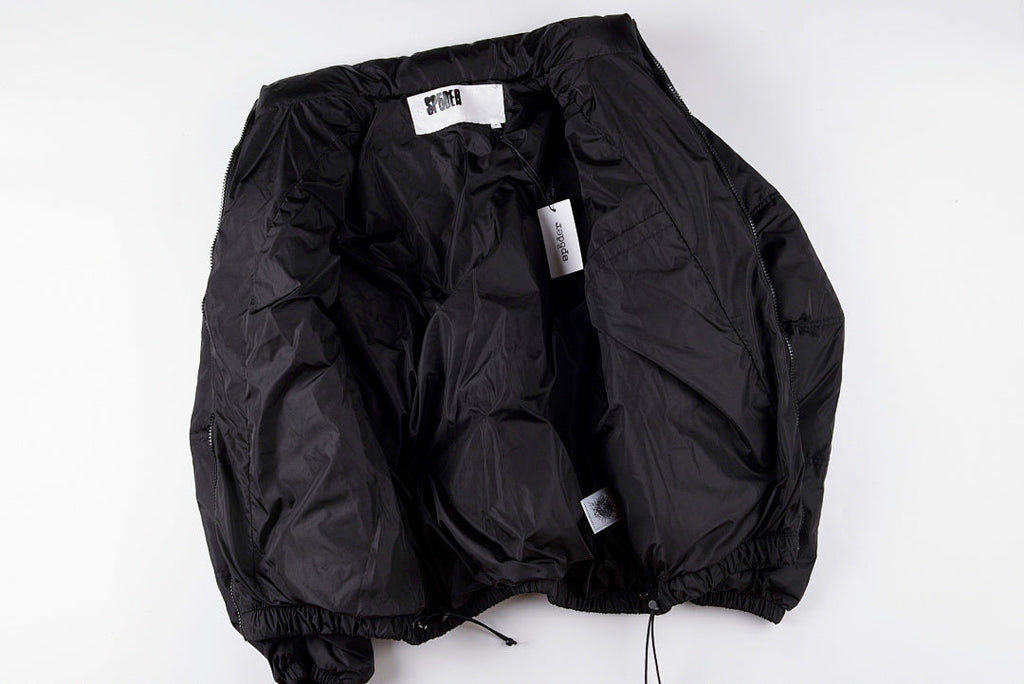 Sp5der 555555 3D Graphic Puffer Jacket - Black / Pink - product image 3