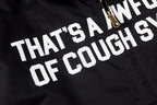 That's A Awful Lot of Cough Syrup Graphic Letter Print Padded Shirt Jacket - Black / Navy / Beige - product image 5