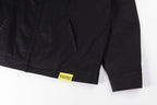 That's A Awful Lot of Cough Syrup Graphic Letter Print Padded Shirt Jacket - Black / Navy / Beige - product image 7