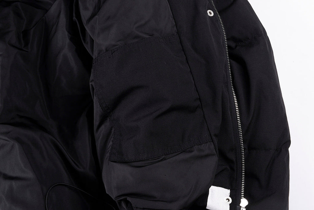 Saint Vanity Embroidered Puffer Jacket - Black / Olive - product image 3