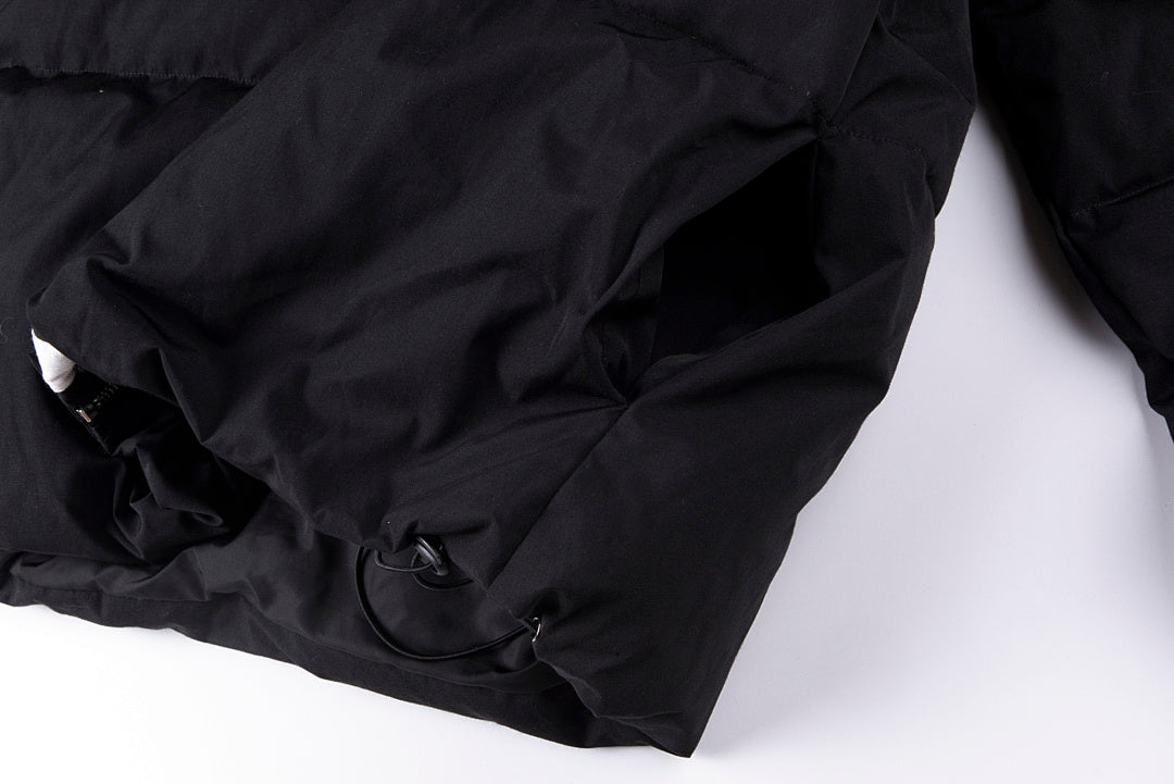 Saint Vanity Embroidered Puffer Jacket - Black / Olive - product image 7