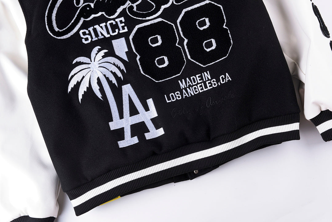 That's A Awful Lot of Cough Syrup Heavy Full Embroidery Varsity Wool Jacket - product image 3