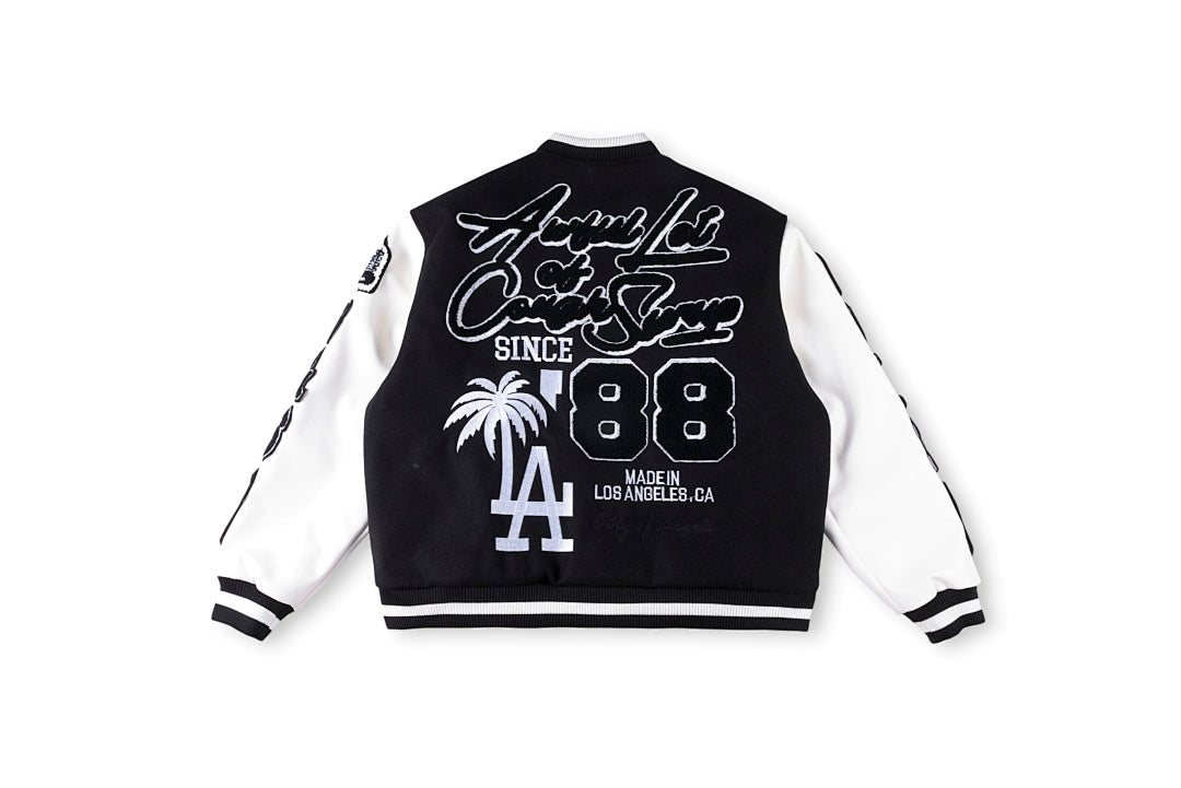 That's A Awful Lot of Cough Syrup Heavy Full Embroidery Varsity Wool Jacket - product image 2