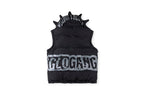 Glo Gang Embroidered Vest Jacket - Black / Olive / Yellow - product image 3