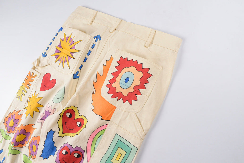 Tuff Crowd Hand-Drawn Graphic Cargo Pants Vol.2 - product image 12