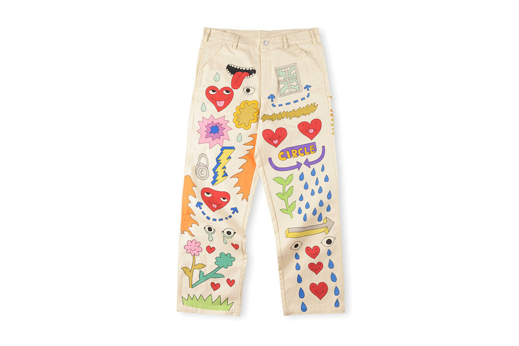 Tuff Crowd Hand-Drawn Graphic Cargo Pants Vol.2 - product image 1