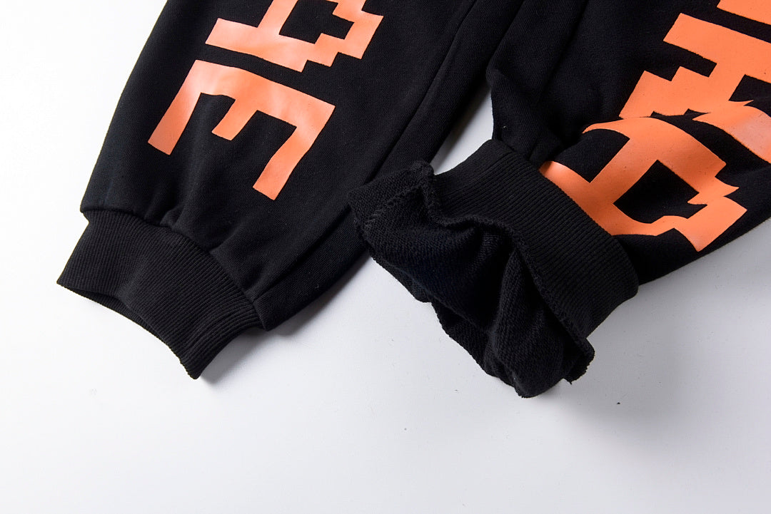 Vertabrae 3D Raised Letter Three-Color Sweatpants - product image 7
