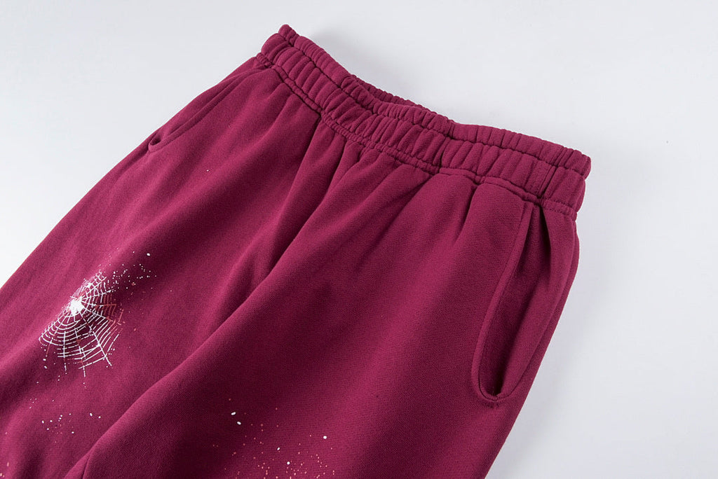 Sp5der 555555 Wed Purple Sequin Sweatpants - product image 8