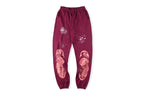 Sp5der 555555 Wed Purple Sequin Sweatpants - product image 1