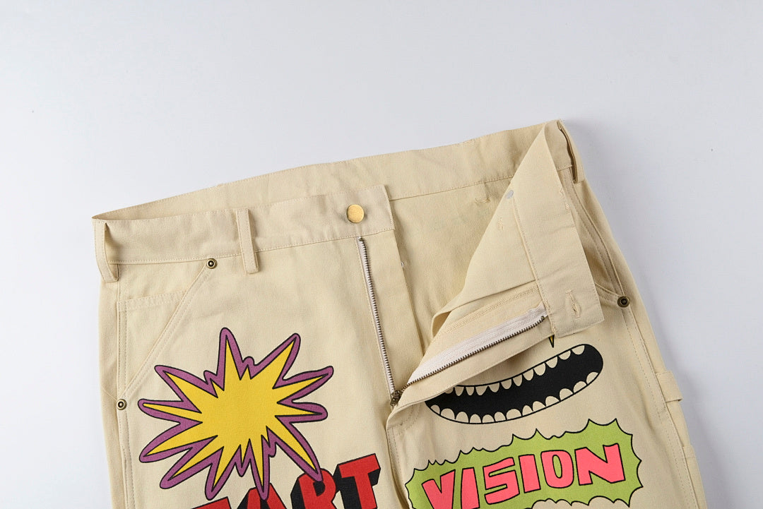 Tuff Crowd Hand-Drawn Graphic Cargo Pants Vol.4 - product image 4