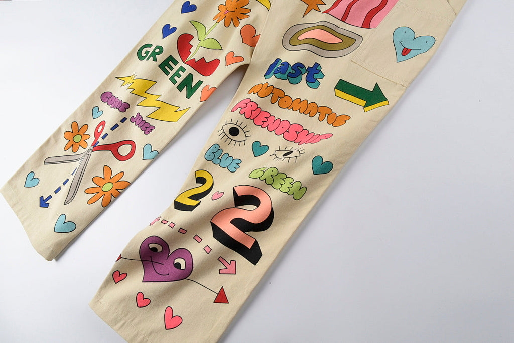Tuff Crowd Hand-Drawn Graphic Cargo Pants Vol.4 - product image 10