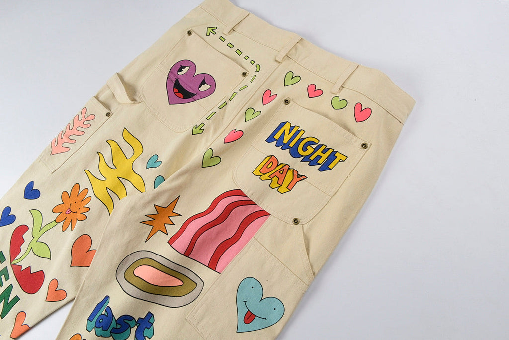 Tuff Crowd Hand-Drawn Graphic Cargo Pants Vol.4 - product image 11