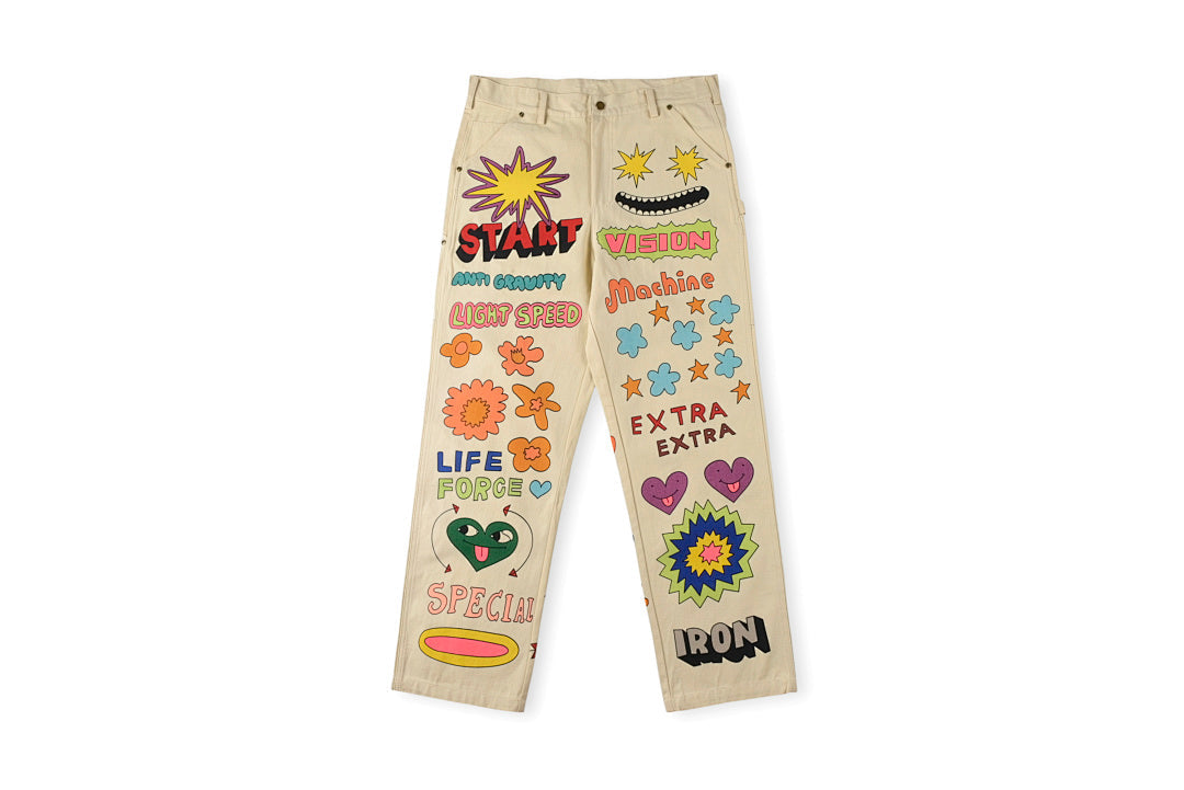 Tuff Crowd Hand-Drawn Graphic Cargo Pants Vol.4 - product image 1