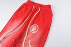 Hellstar Studios Red Flare Washed Spliced Pants - product image 10