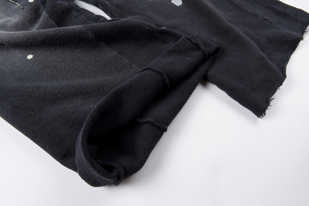 Hellstar Studios Black Flame Washed Spliced Flare Pants - product image 5