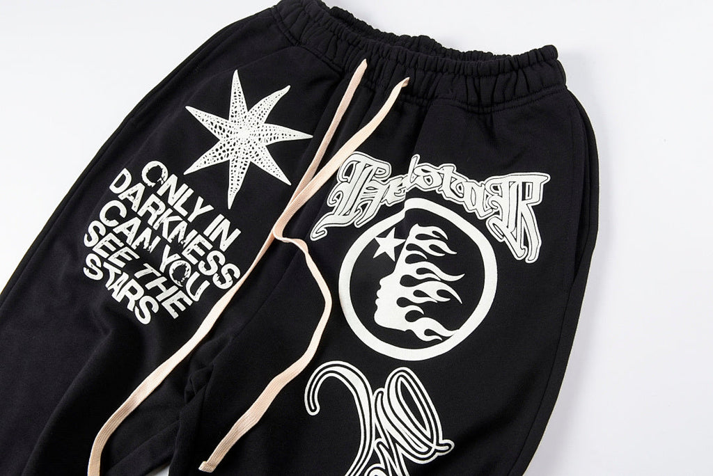 Hellstar Studios Red Flare Washed Spliced Pants Vol.3 - product image 8