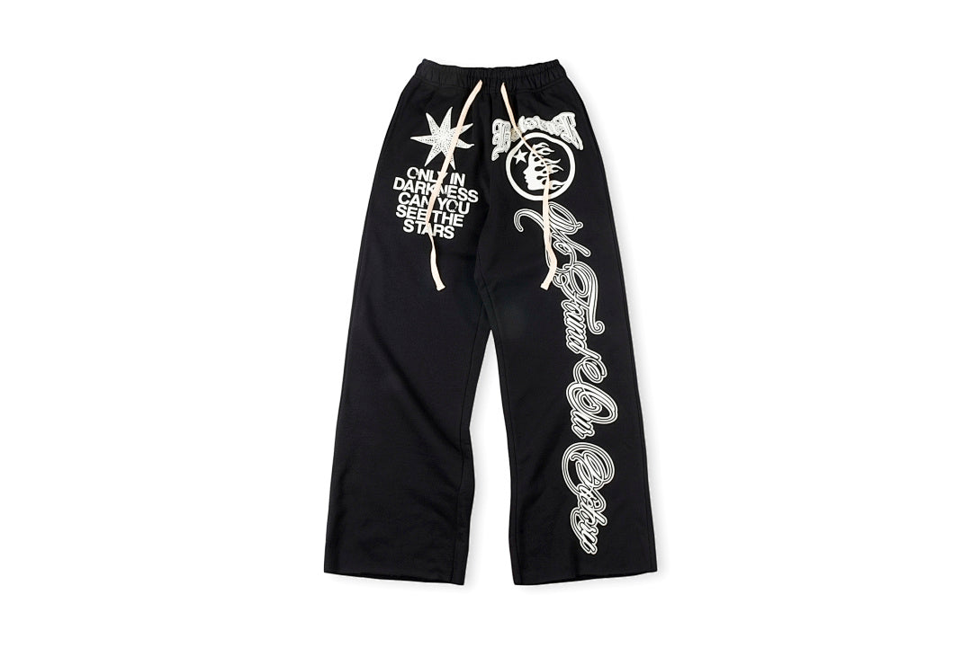 Hellstar Studios Red Flare Washed Spliced Pants Vol.3 - product image 1