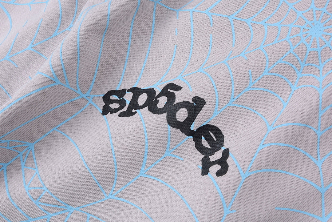 Sp5der 555555 Slate Gray All-Over Web Pants - product image 7