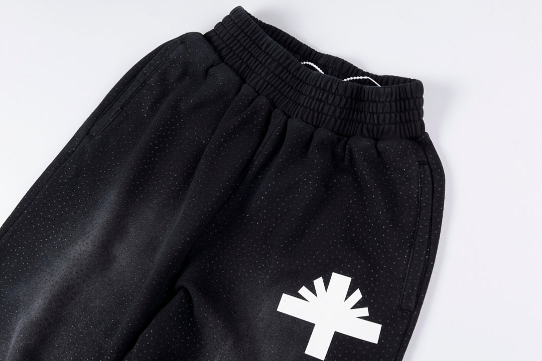 Vertabrae Rhinestone Letter Print Sweatpants - product image 8