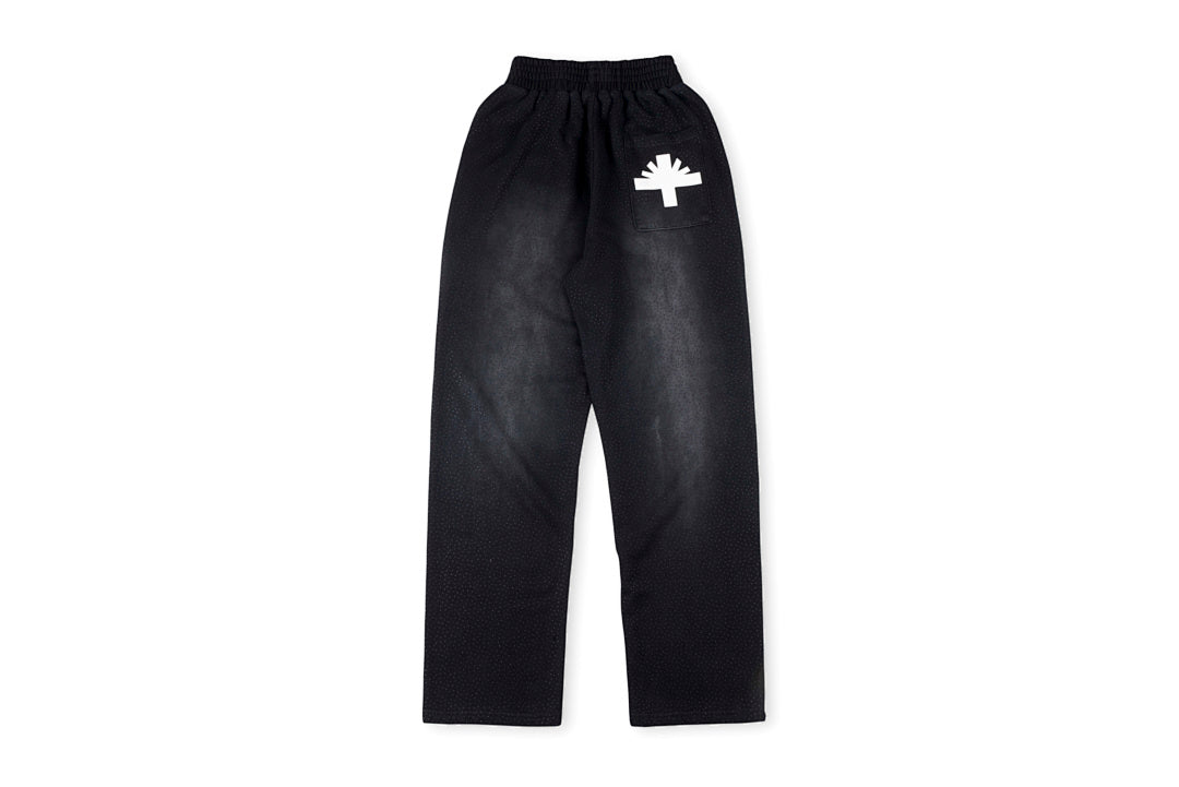 Vertabrae Rhinestone Letter Print Sweatpants - product image 2