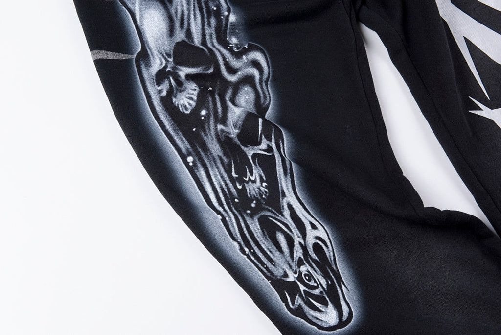 Hellstar Studios Airbrushed Skull Cuffed Jogger Pants - product image 5