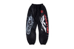 Hellstar Studios Airbrushed Skull Cuffed Jogger Pants - product image 1