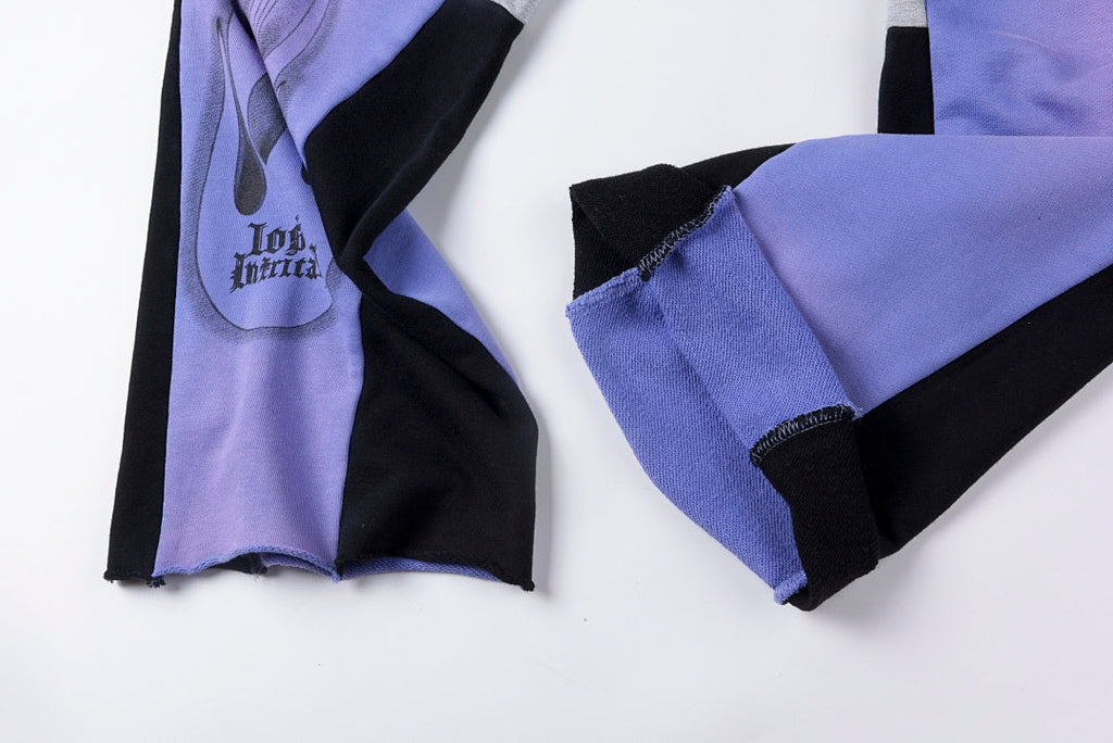 Lost Intricacy Lavender Washed Matching Zip Pants - product image 4