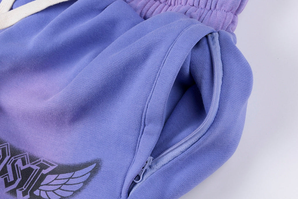 Lost Intricacy Lavender Washed Matching Zip Pants - product image 6