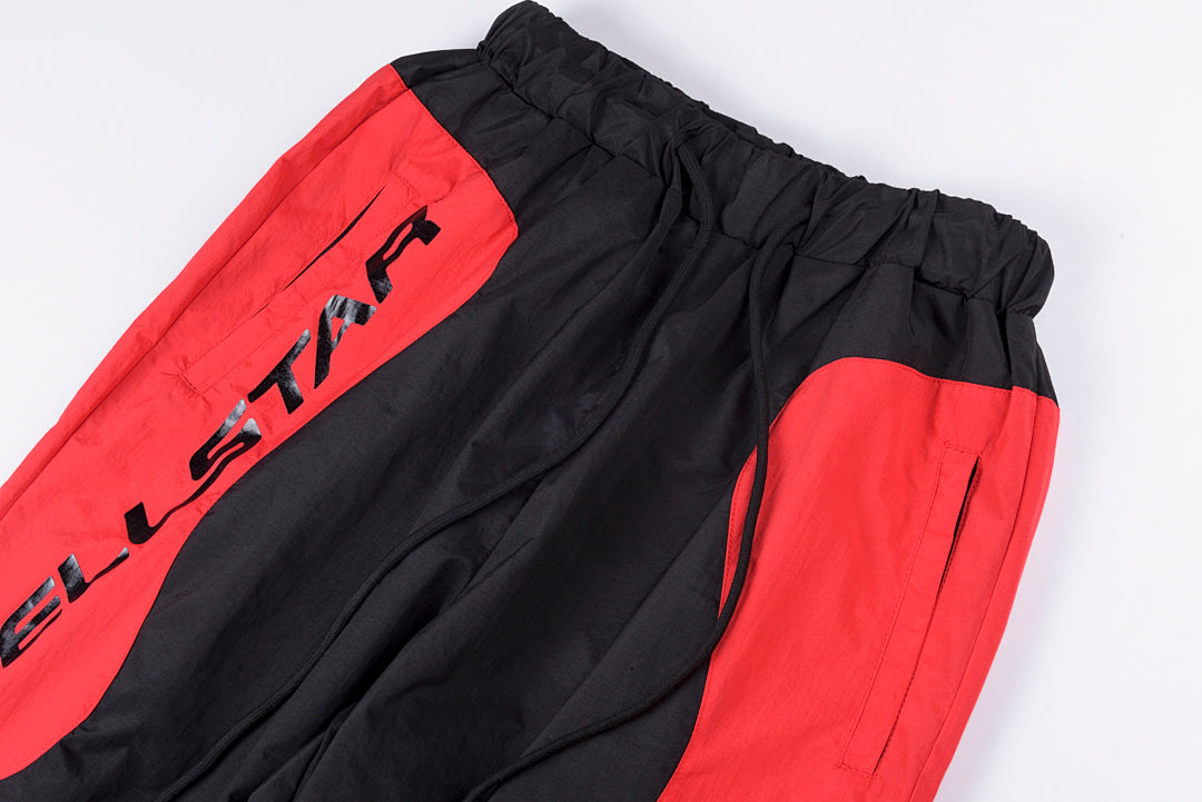 Hellstar Thriller Red & Black Color Block Pants - product image 13