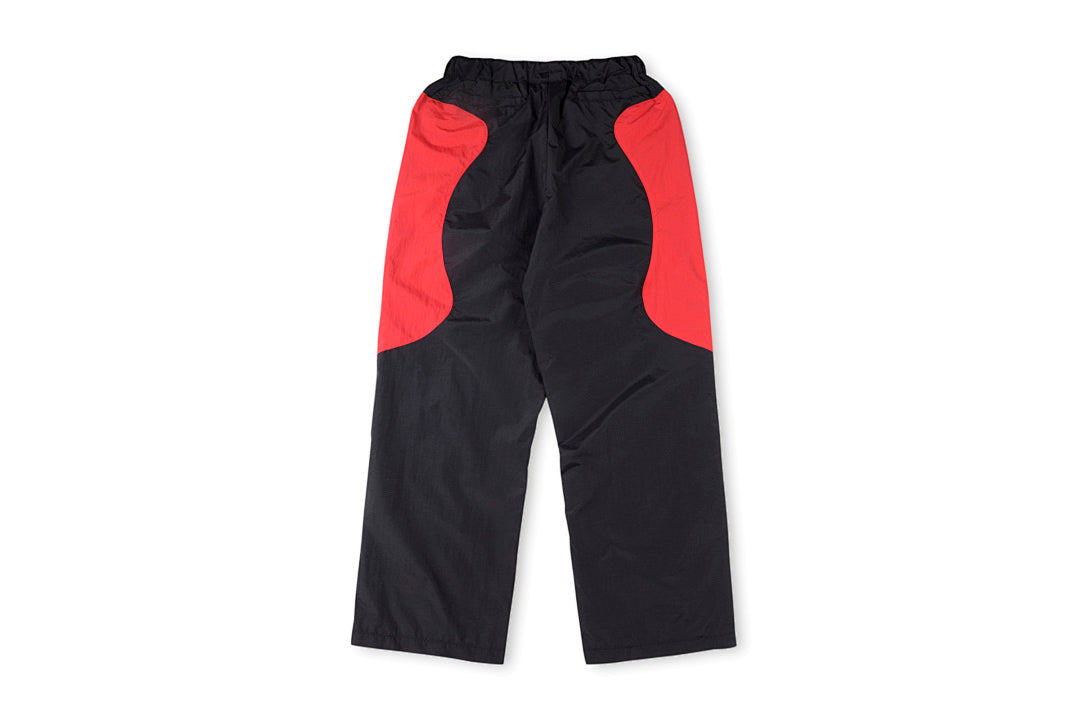 Hellstar Thriller Red & Black Color Block Pants - product image 2