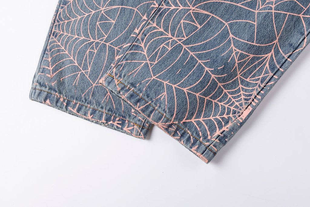 Sp5der WorldWide Spider Web Denim Jeans - product image 4