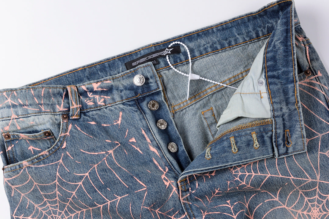 Sp5der WorldWide Spider Web Denim Jeans - product image 6