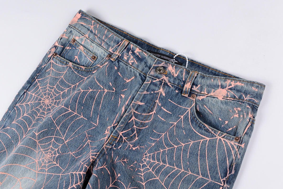 Sp5der WorldWide Spider Web Denim Jeans - product image 7
