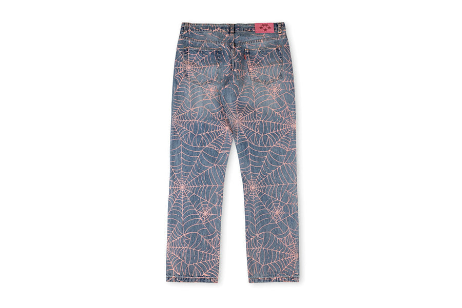 Sp5der WorldWide Spider Web Denim Jeans