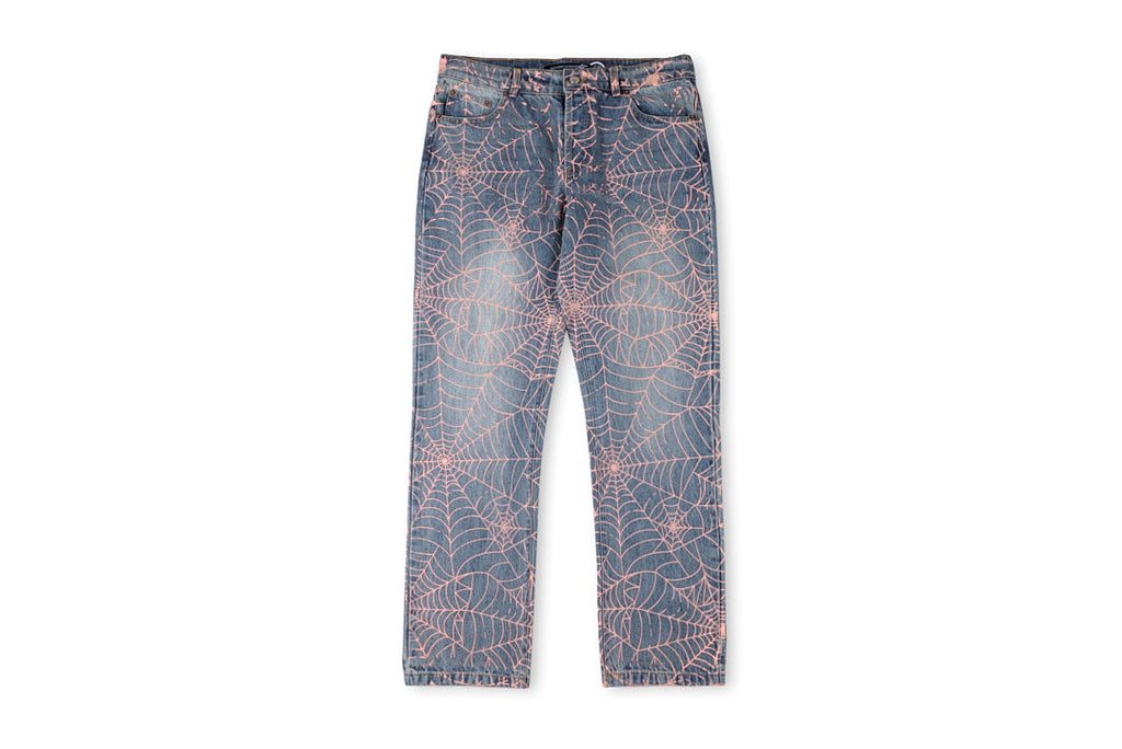 Sp5der WorldWide Spider Web Denim Jeans - product image 1