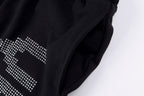 Vertabrae Rhinestone 3D Embossed Letter Sweatpants - product image 5