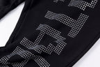 Vertabrae Rhinestone 3D Embossed Letter Sweatpants - product image 6
