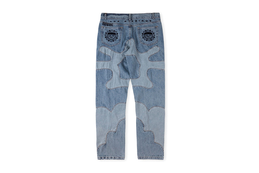 Glo Gang Boyz Worldwide Patchwork Denim Jeans