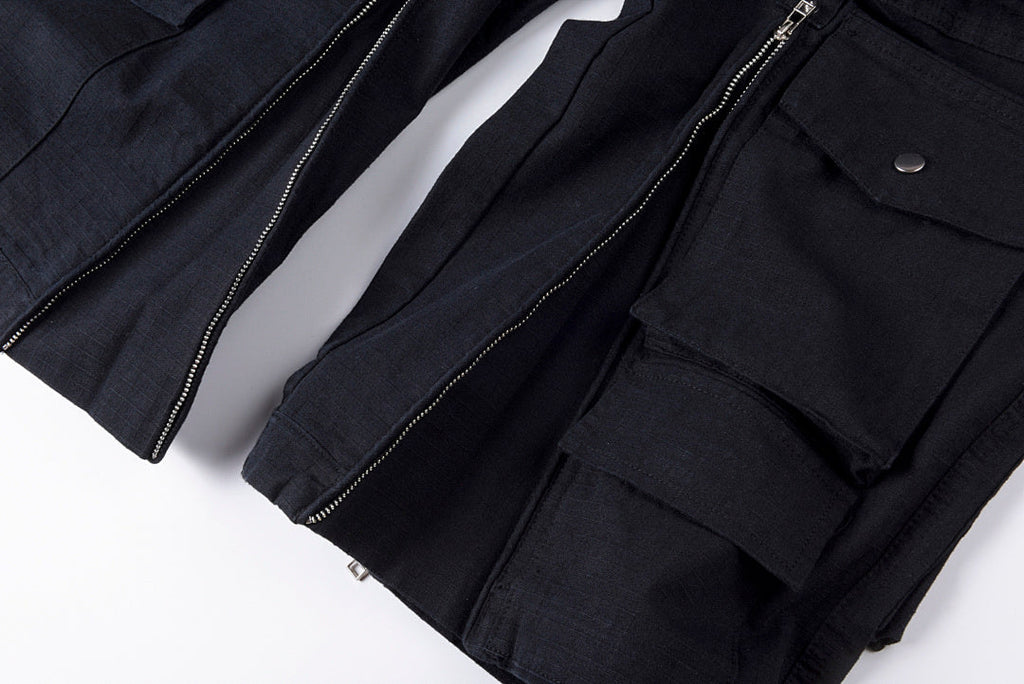 Project Capri Tactical Multi-Pocket Zip Straight Cargo Pants - product image 3