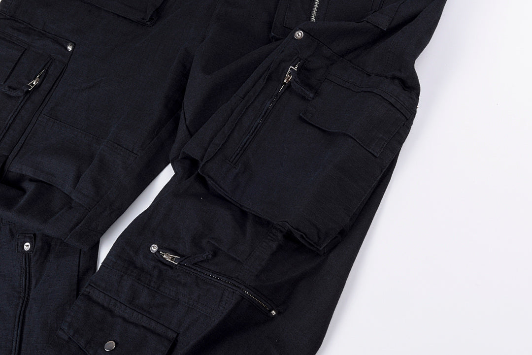 Project Capri Tactical Multi-Pocket Zip Straight Cargo Pants - product image 7