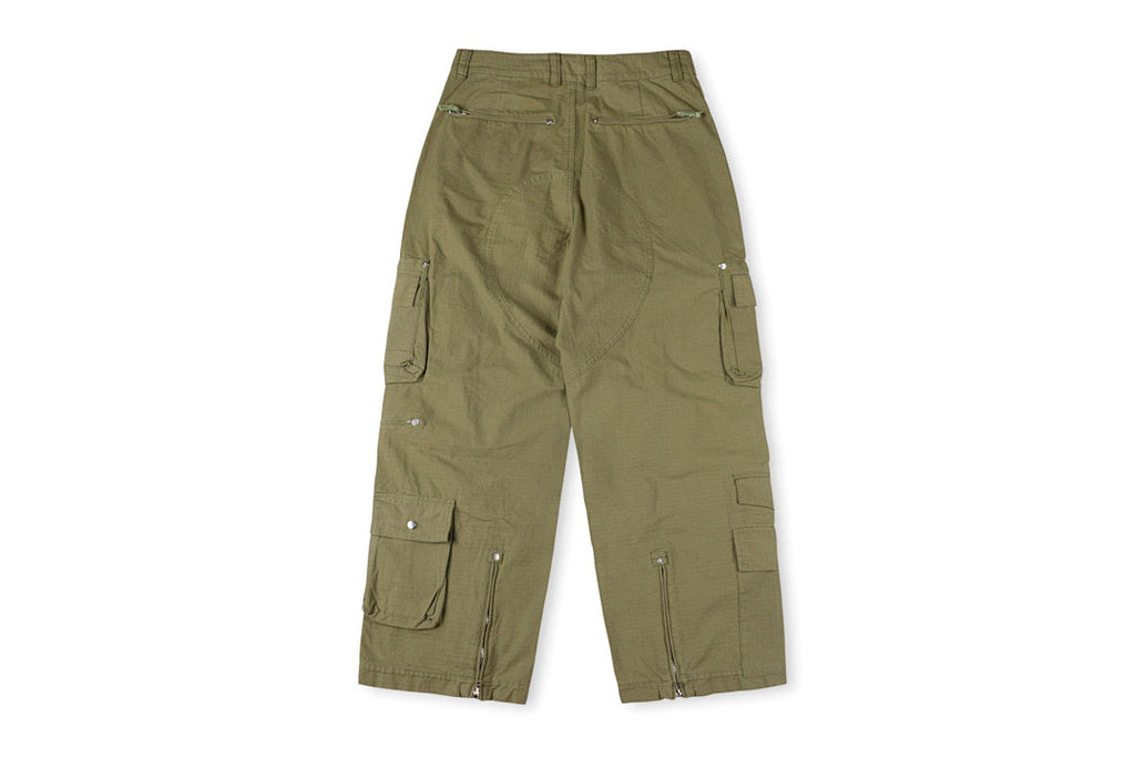 Project Capri Tactical Multi-Pocket Zip Straight Cargo Pants - product image 2