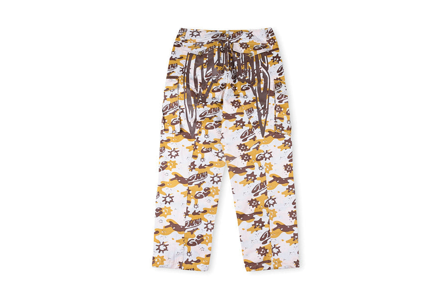 Glo Gang The Glory Beverage Cartoon Print Zip Pants