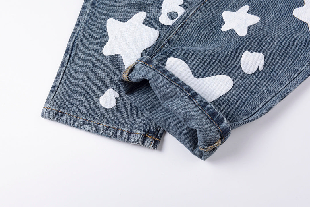 Sp5der 555555 Five Star Vintage Denim Pants - product image 6
