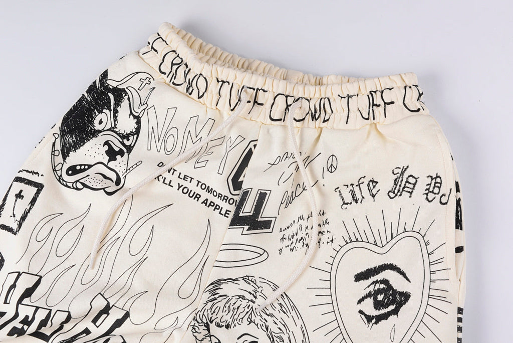 Tuff Crowd Dog Graphic Print Retro Sport Pants - product image 8
